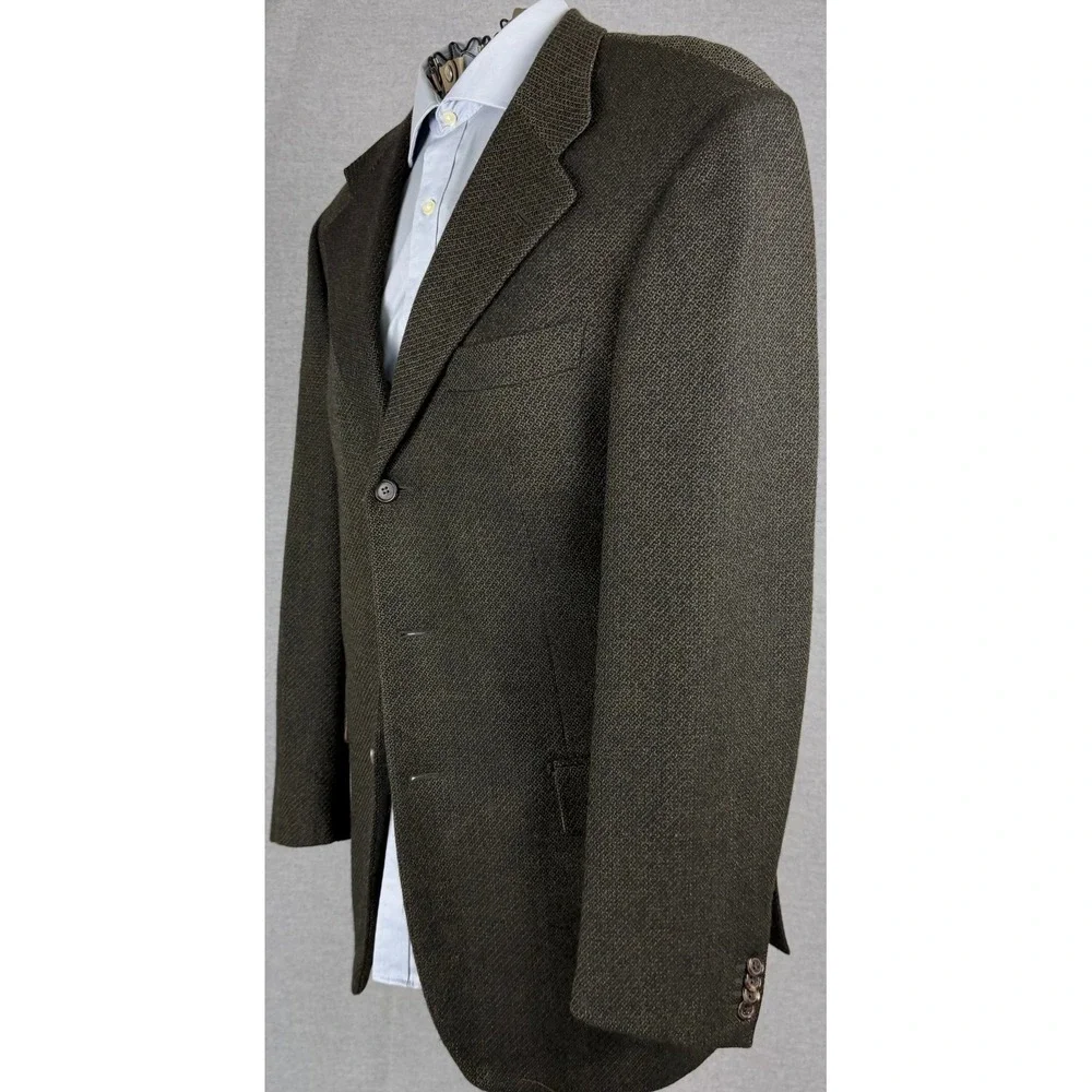Baldessarini‎ Hugo Boss Brown Wool Cashmere Blazer Jacket Italy Mens 40